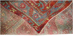 Handmade Vintage Persian Hallway Runner | 370 x 118 cm | 12'2" x 3'10" - Najaf Rugs & Textile