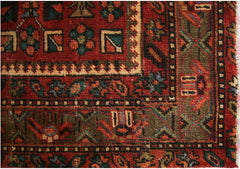 Handmade Vintage Persian Hallway Runner | 414 x 105 cm | 13'7" x 3'5" - Najaf Rugs & Textile