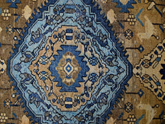 Handmade Vintage Persian Hallway Runner | 414 x 94 cm | 13'7" x 3'1" - Najaf Rugs & Textile