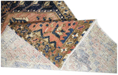 Handmade Vintage Persian Hallway Runner | 439 x 81 cm | 14'5" x 2'8" - Najaf Rugs & Textile