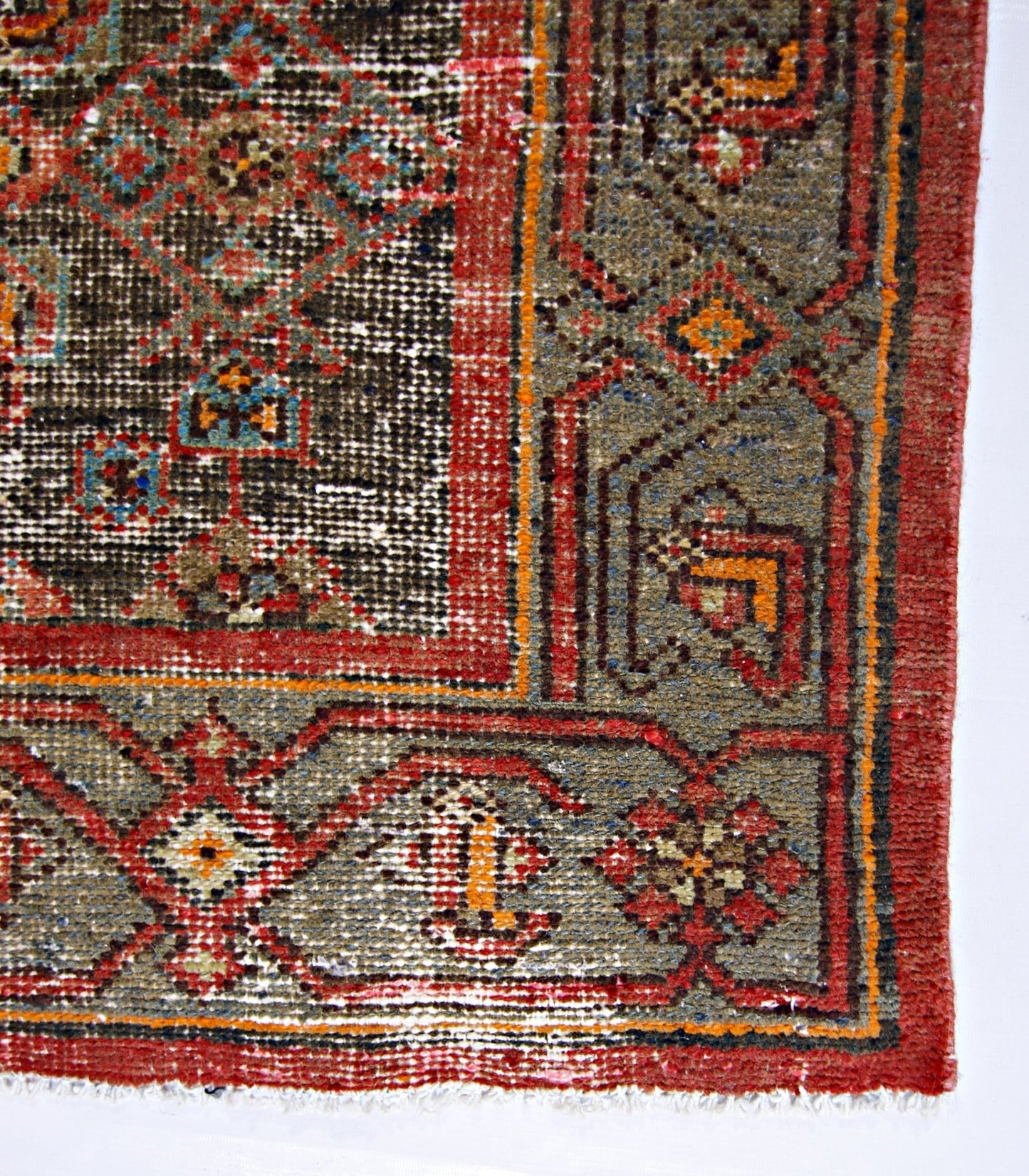 Handmade Vintage Persian Seraband Rug | 200 x 124 cm | 6'7" x 4'1" - Najaf Rugs & Textile