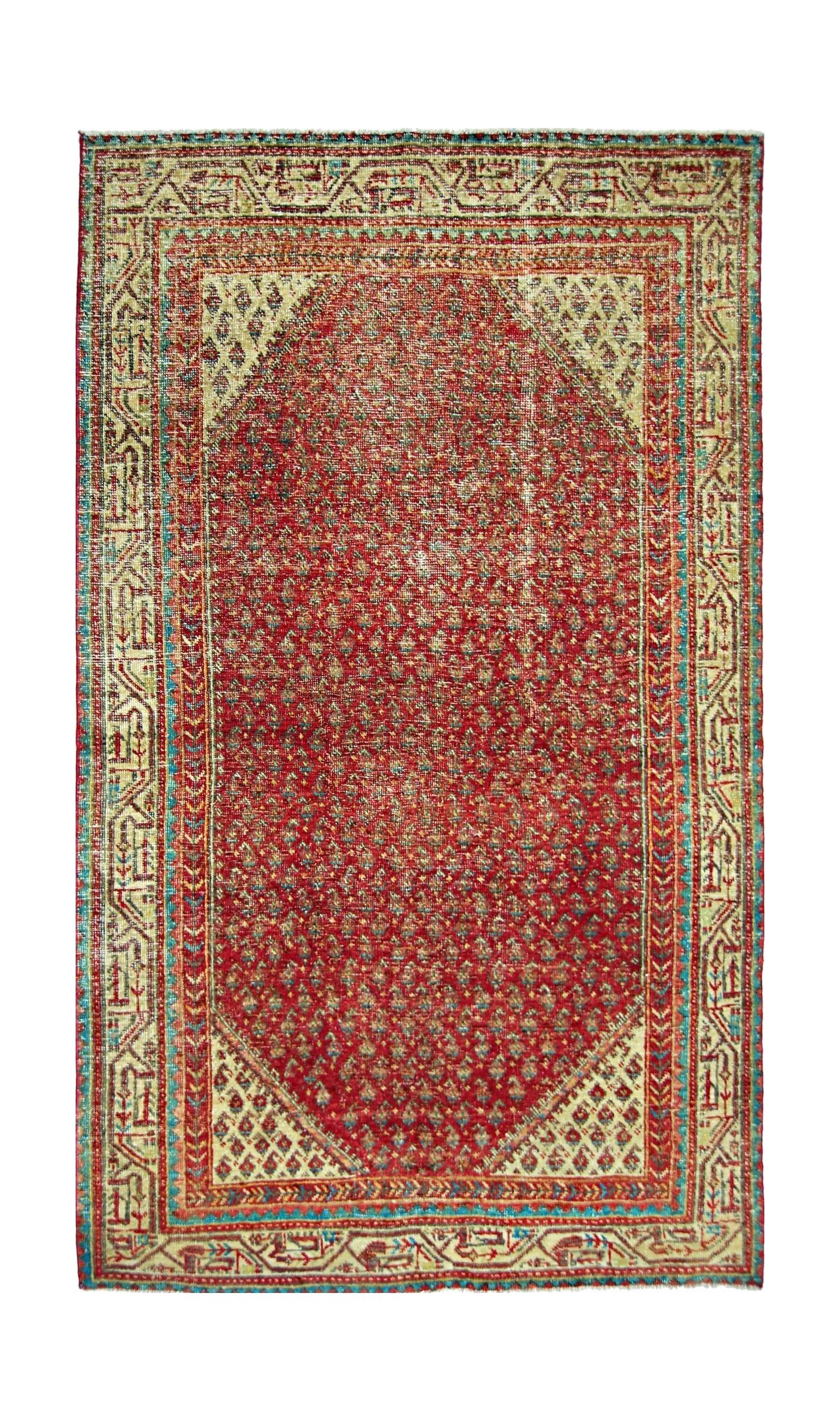 Vintage Persian Saraband Rug