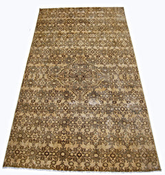 Handmade Vintage Persian Rug | 223 x 155 cm | 7'4" x 5'1" - Najaf Rugs & Textile