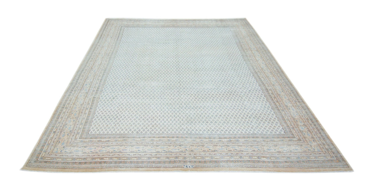 Handmade Vintage Persian Saraband Rug | 327 x 246 cm | 10'9" x 8'1" - Najaf Rugs & Textile