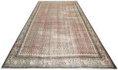Handmade Vintage Persian Seraband Rug | 328 x 220 cm | 10'9" x 7'3" - Najaf Rugs & Textile