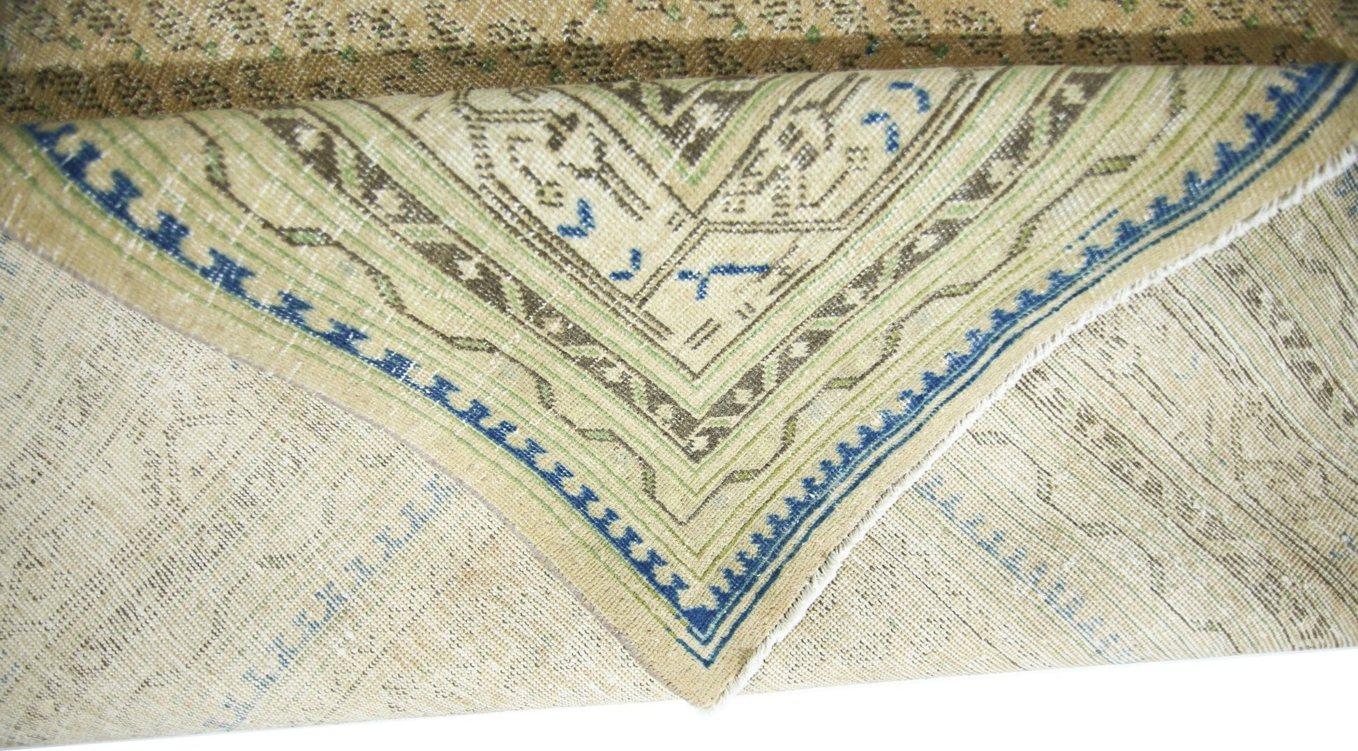 Handmade Vintage Persian Seraband Rug | 330 x 228 cm | 10'10" x 7'6" - Najaf Rugs & Textile