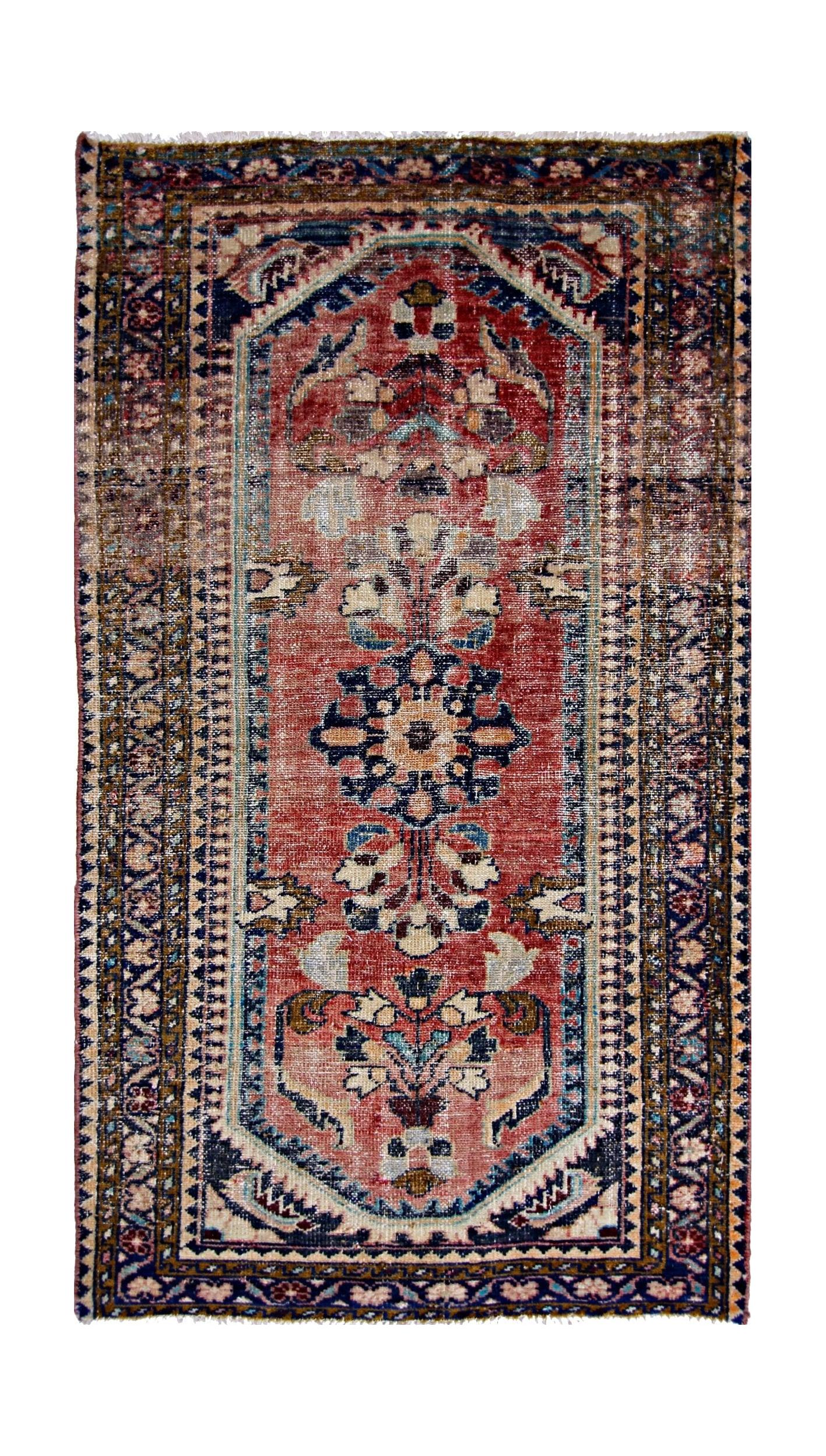 Vintage Persian Sarouk Rug