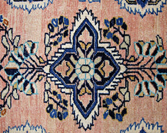 Handmade Vintage Persian Rug | 134 x 100 cm | 4'5" x 3'3" - Najaf Rugs & Textile