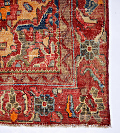 Handmade Vintage Persian Rug | 212 x 113 cm | 7' x 3'9" - Najaf Rugs & Textile