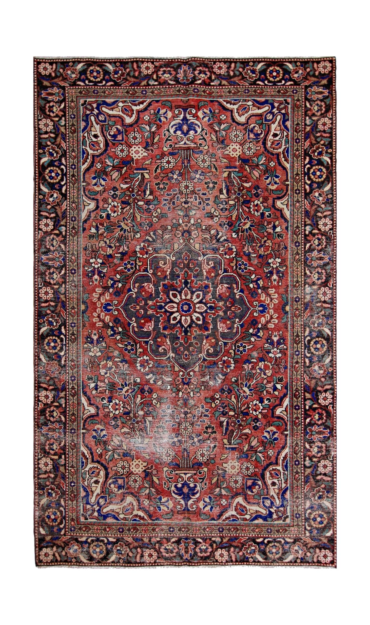 Vintage Persian Sarouk Rug