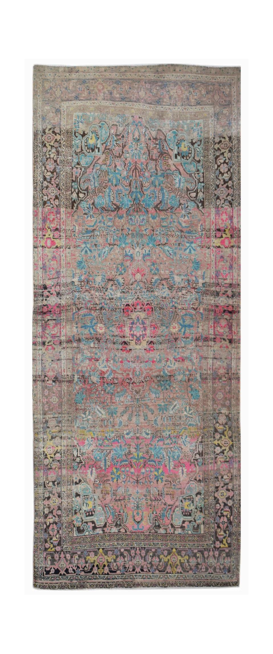 Vintage Persian Sarouk Runner