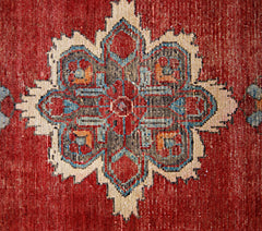 Handmade Vintage Persian Hallway Runner | 293 x 103 cm | 9'7" x 3'4" - Najaf Rugs & Textile