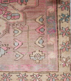 Handmade Vintage Persian Hallway Runner | 307 x 110 cm | 10'1" x 3'7" - Najaf Rugs & Textile