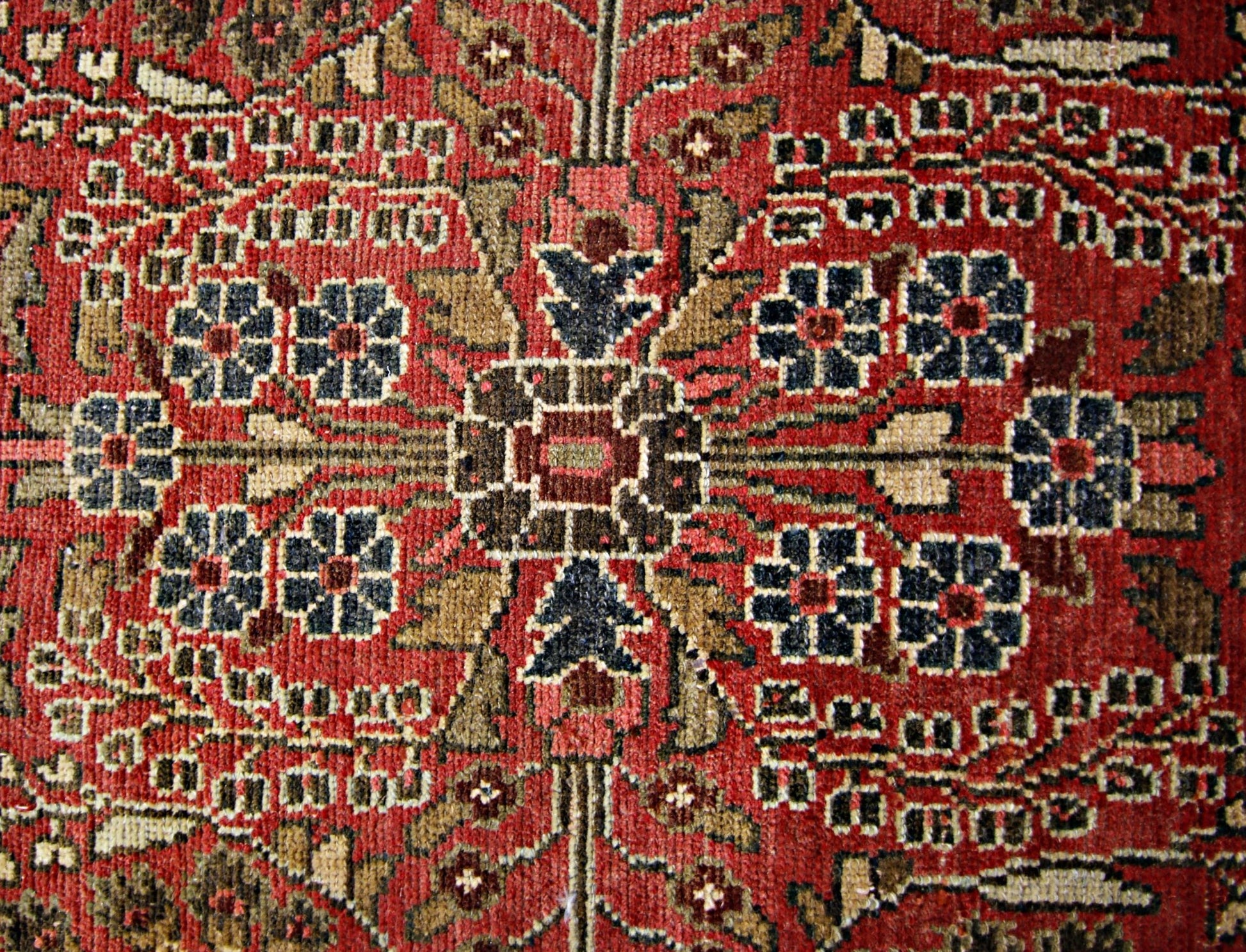 Handmade Vintage Persian Sarouk Hallway Runner | 312 x 76 cm | 10'3" x 2'6" - Najaf Rugs & Textile