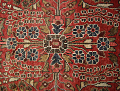 Handmade Vintage Persian Sarouk Hallway Runner | 312 x 76 cm | 10'3" x 2'6" - Najaf Rugs & Textile