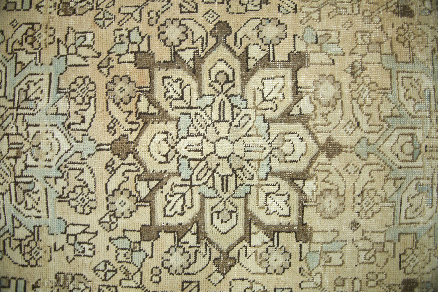 Handmade Vintage Persian Hallway Runner | 370 x 84 cm | 12'2" x 2'9" - Najaf Rugs & Textile