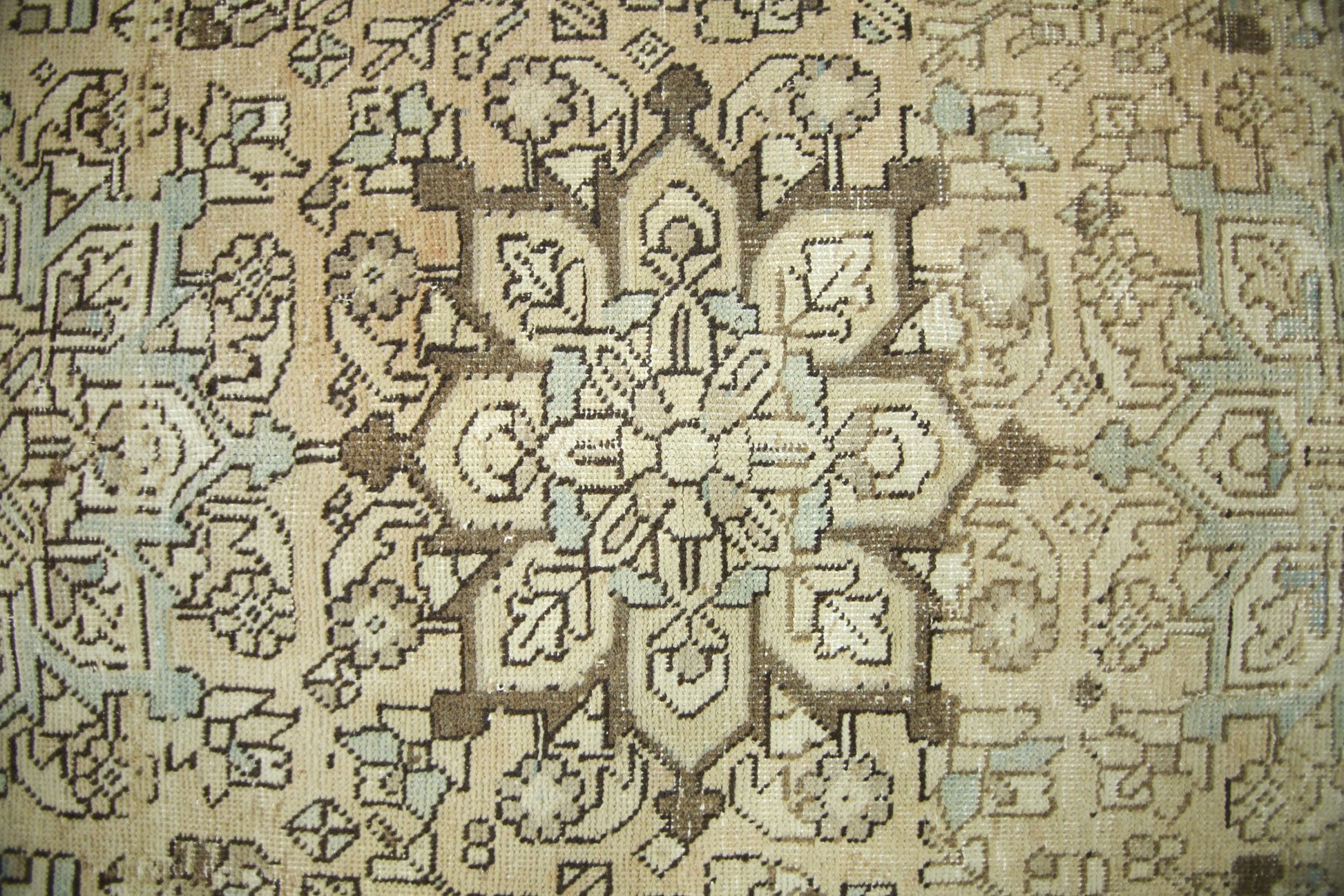 Handmade Vintage Persian Hallway Runner | 370 x 84 cm | 12'2" x 2'9" - Najaf Rugs & Textile