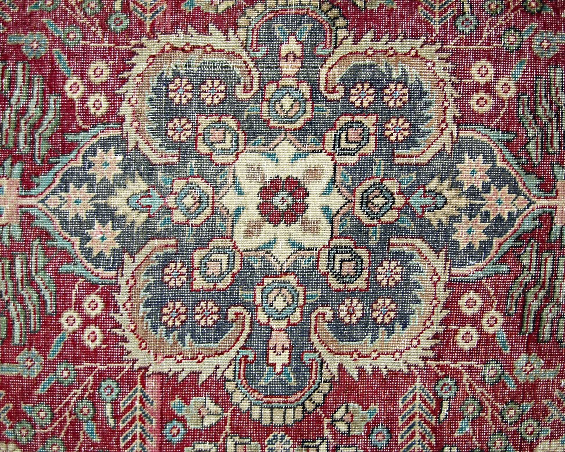 Handmade Vintage Persian Hallway Runner | 380 x 94 cm | 12'5" x 3'1" - Najaf Rugs & Textile