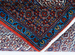Handmade Vintage Persian Sanandaj Rug | 108 x 80 cm | 3'7" x 2'8" - Najaf Rugs & Textile