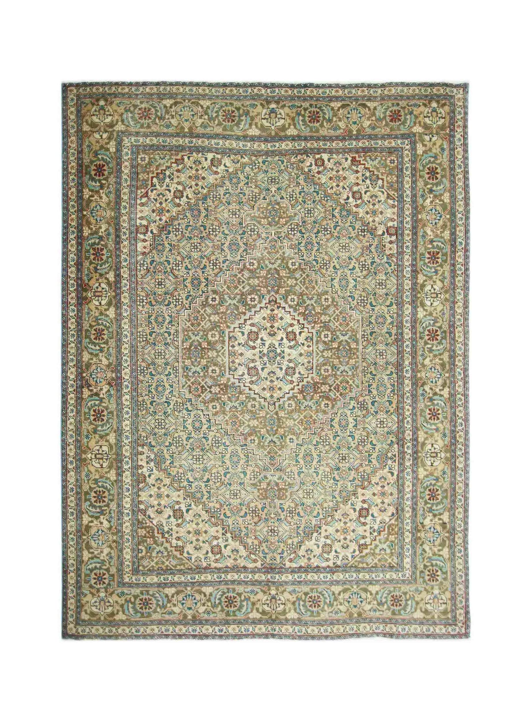 Vintage Persian Senneh Rug