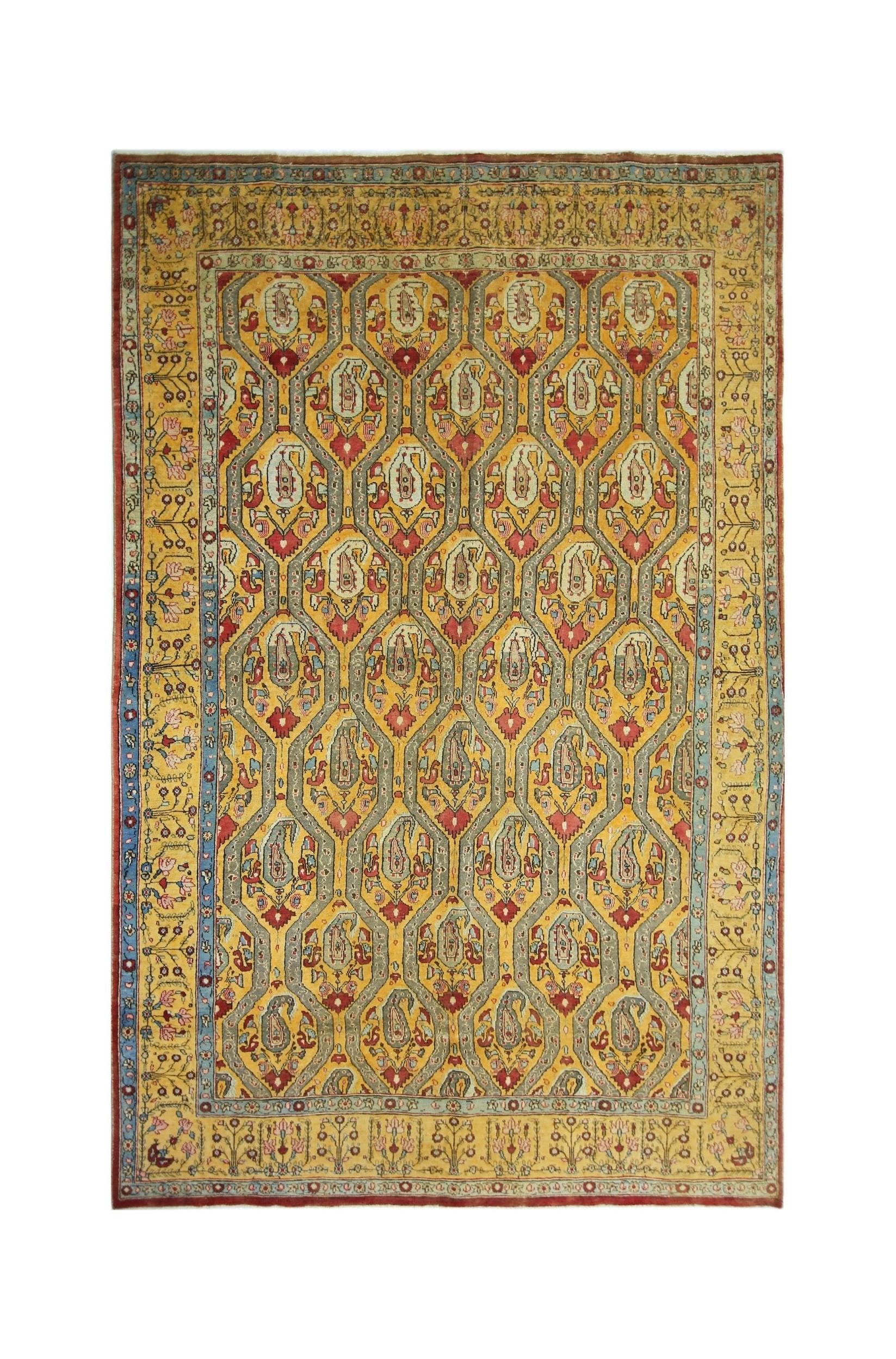 Vintage Persian Senneh Rug