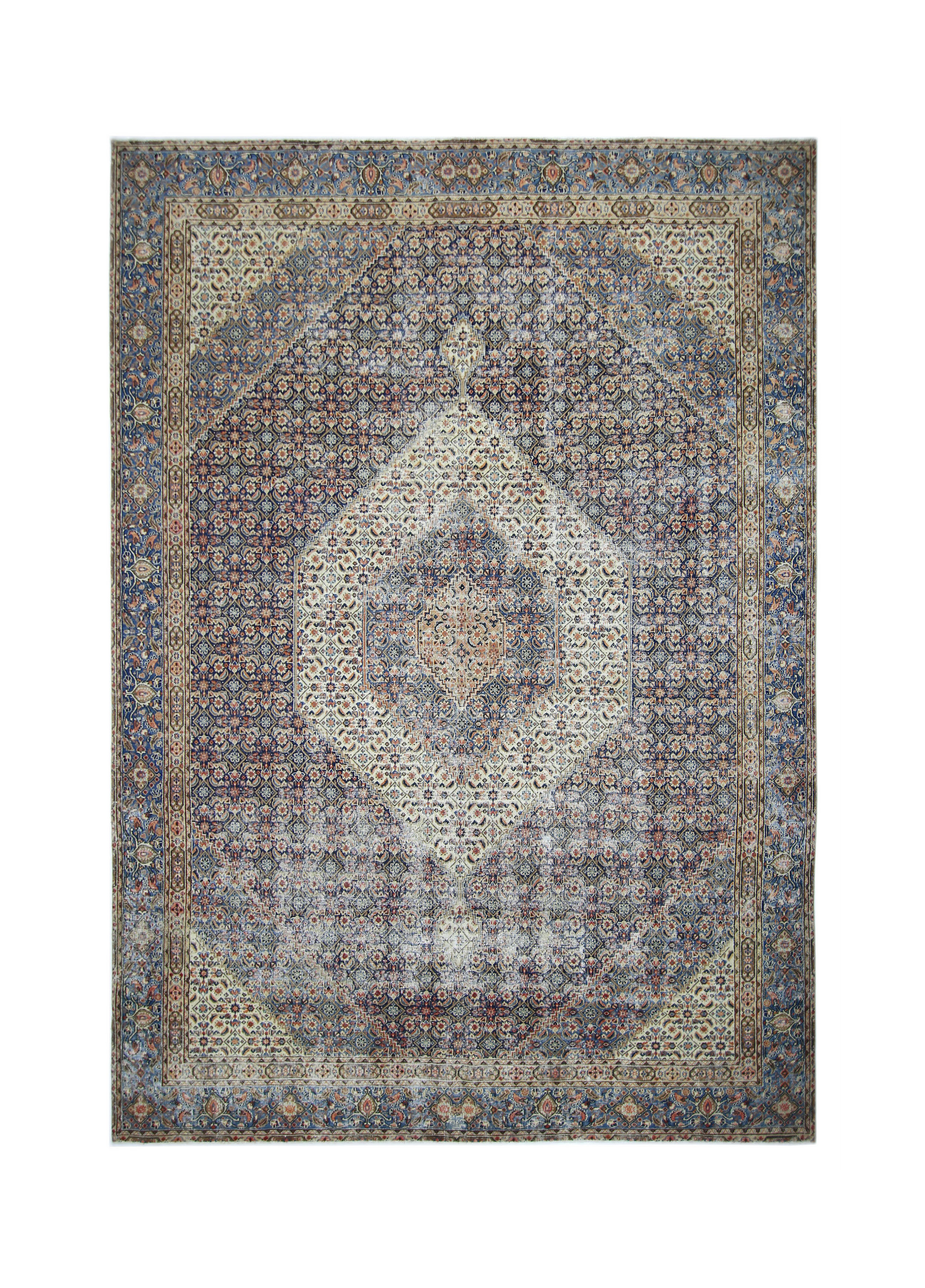 Vintage Persian Senneh Rug