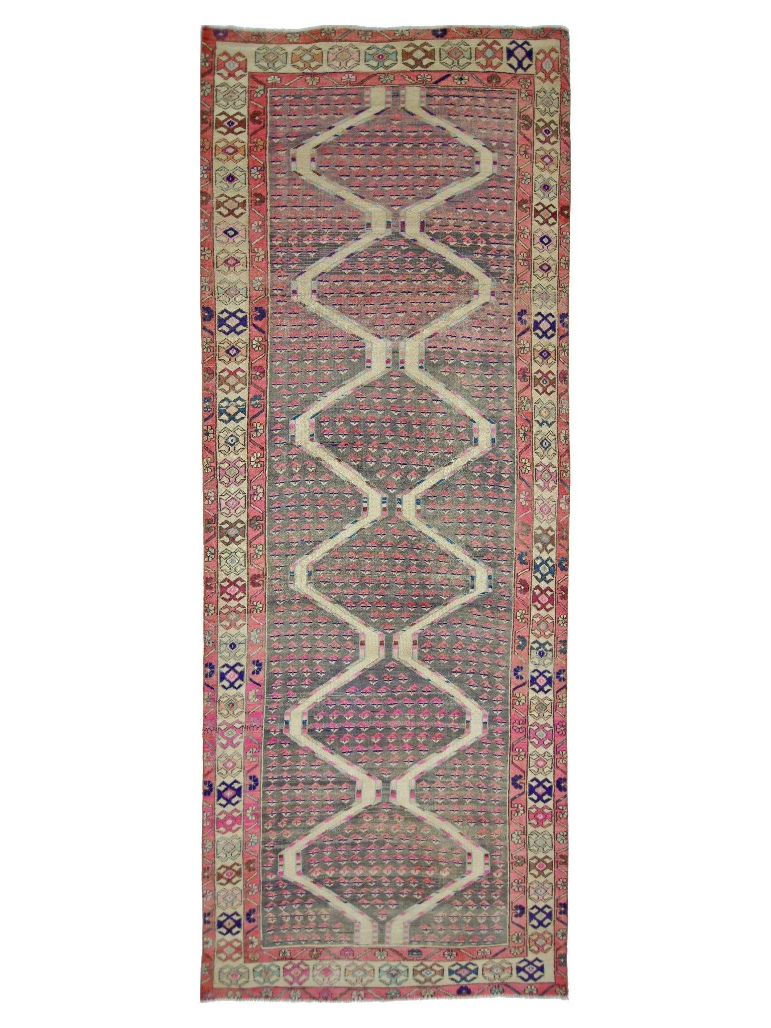 Vintage Persian Senneh Runner
