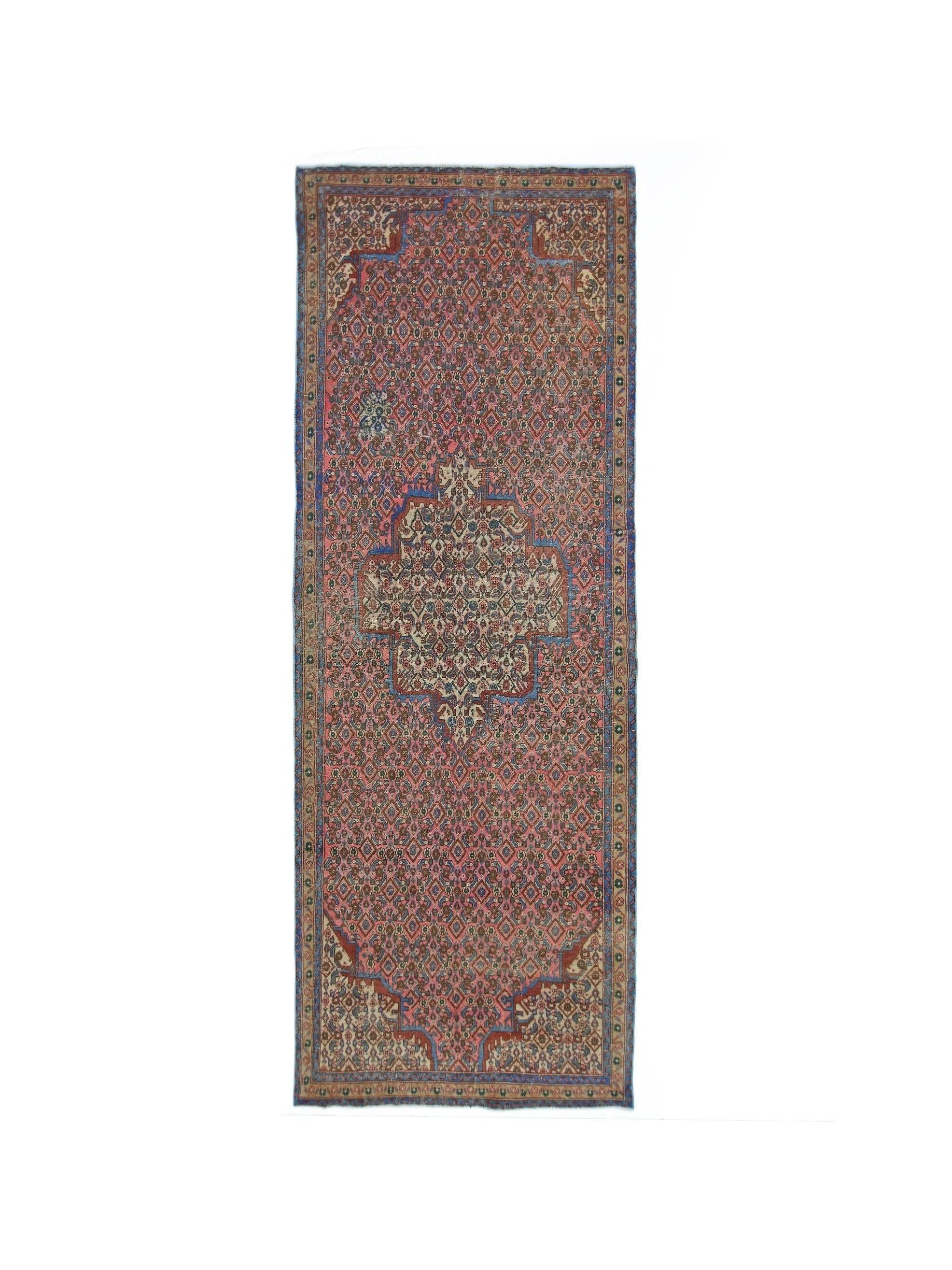 Vintage Persian Senneh Runner