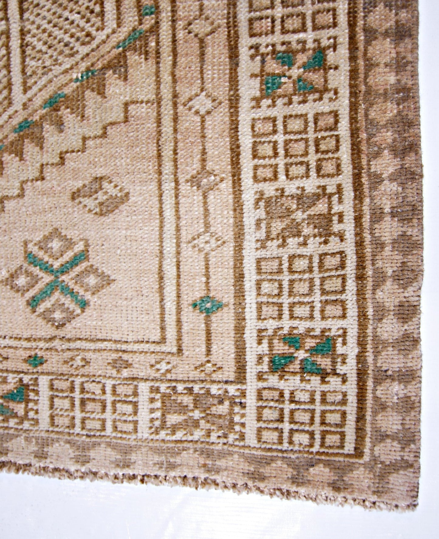 Handmade Vintage Persian Serab Hallway Runner | 295 x 92 cm | 9'8" x 3' - Najaf Rugs & Textile