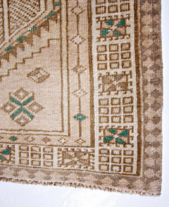 Handmade Vintage Persian Serab Hallway Runner | 295 x 92 cm | 9'8" x 3' - Najaf Rugs & Textile