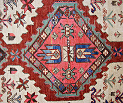 Handmade Vintage Persian Hallway Runner | 297 x 113 cm | 9'9" x 3'8" - Najaf Rugs & Textile