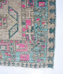 Handmade Vintage Persian Hallway Runner | 323 x 103 cm | 10'7" x 3'5" - Najaf Rugs & Textile