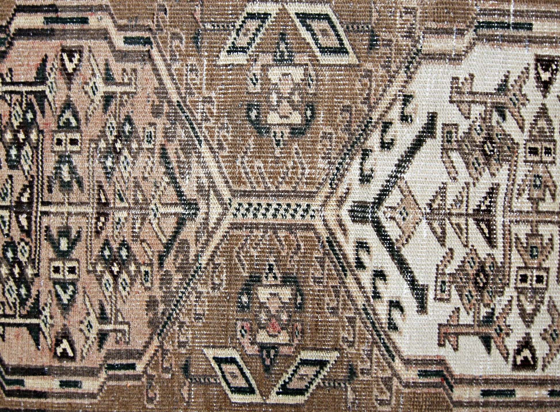 Handmade Vintage Persian Hallway Runner | 326 x 97 cm | 10'9" x 3'2" - Najaf Rugs & Textile