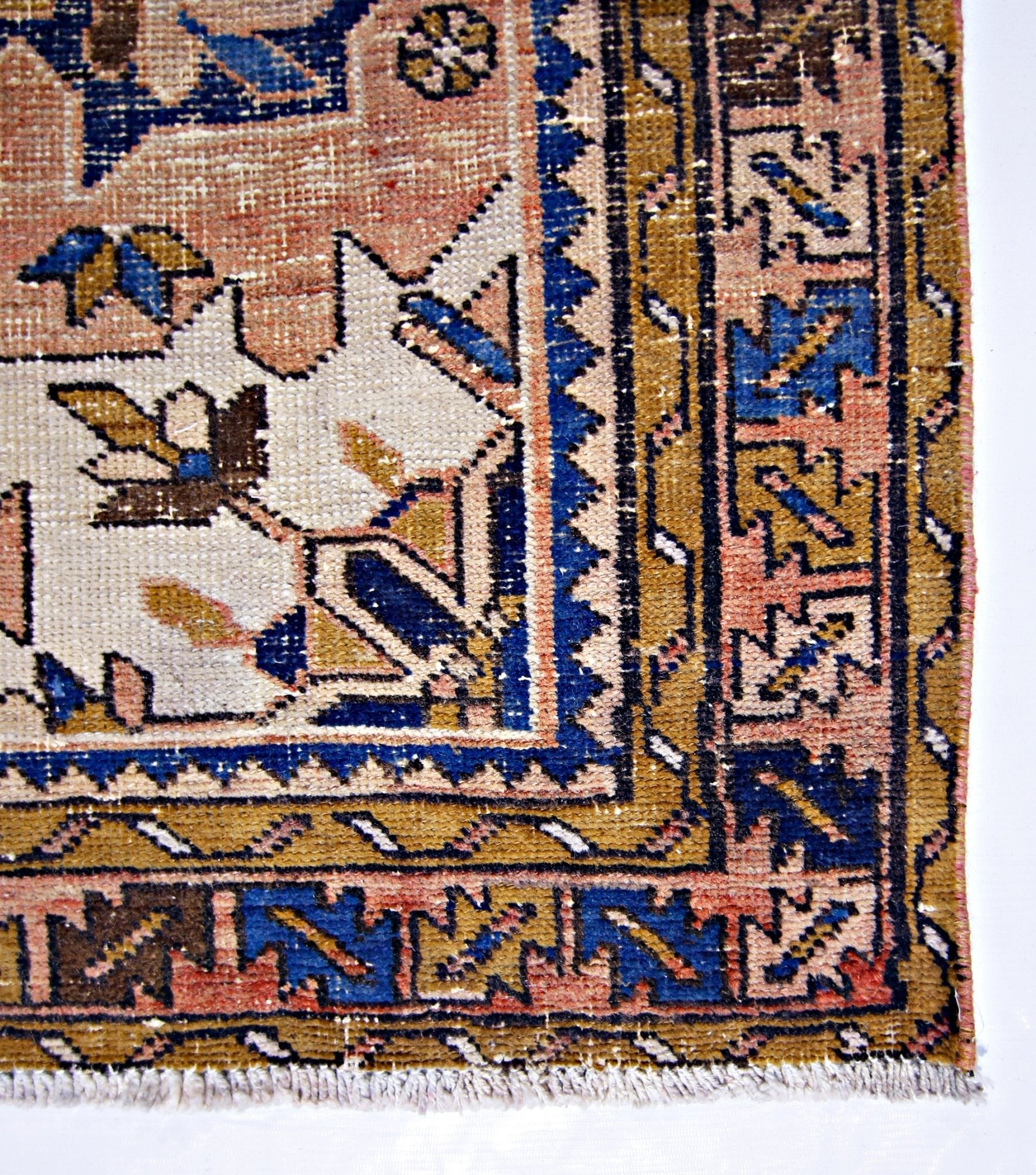Handmade Vintage Persian Serab Hallway Runner | 329 x 98 cm | 10'10" x 3'3" - Najaf Rugs & Textile