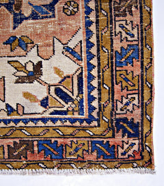 Handmade Vintage Persian Serab Hallway Runner | 329 x 98 cm | 10'10" x 3'3" - Najaf Rugs & Textile