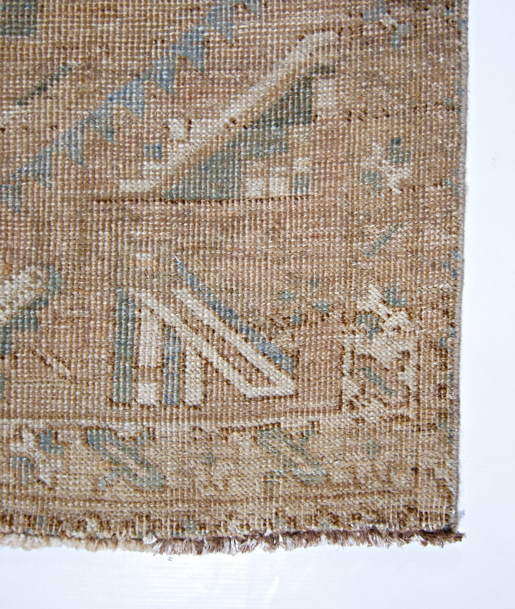 Handmade Vintage Persian Hallway Runner | 409 x 103 cm | 13'5" x 3'5" - Najaf Rugs & Textile