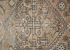 Handmade Vintage Persian Hallway Runner | 409 x 103 cm | 13'5" x 3'5" - Najaf Rugs & Textile