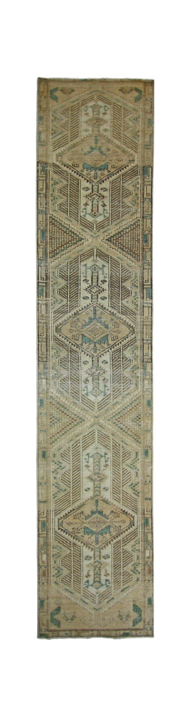 Vintage Persian Serab Runner