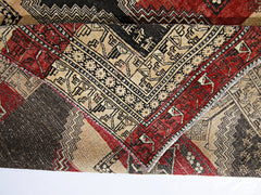 Handmade Vintage Persian Shiraz Rug | 249 x 198 cm | 8'2" x 6'6" - Najaf Rugs & Textile
