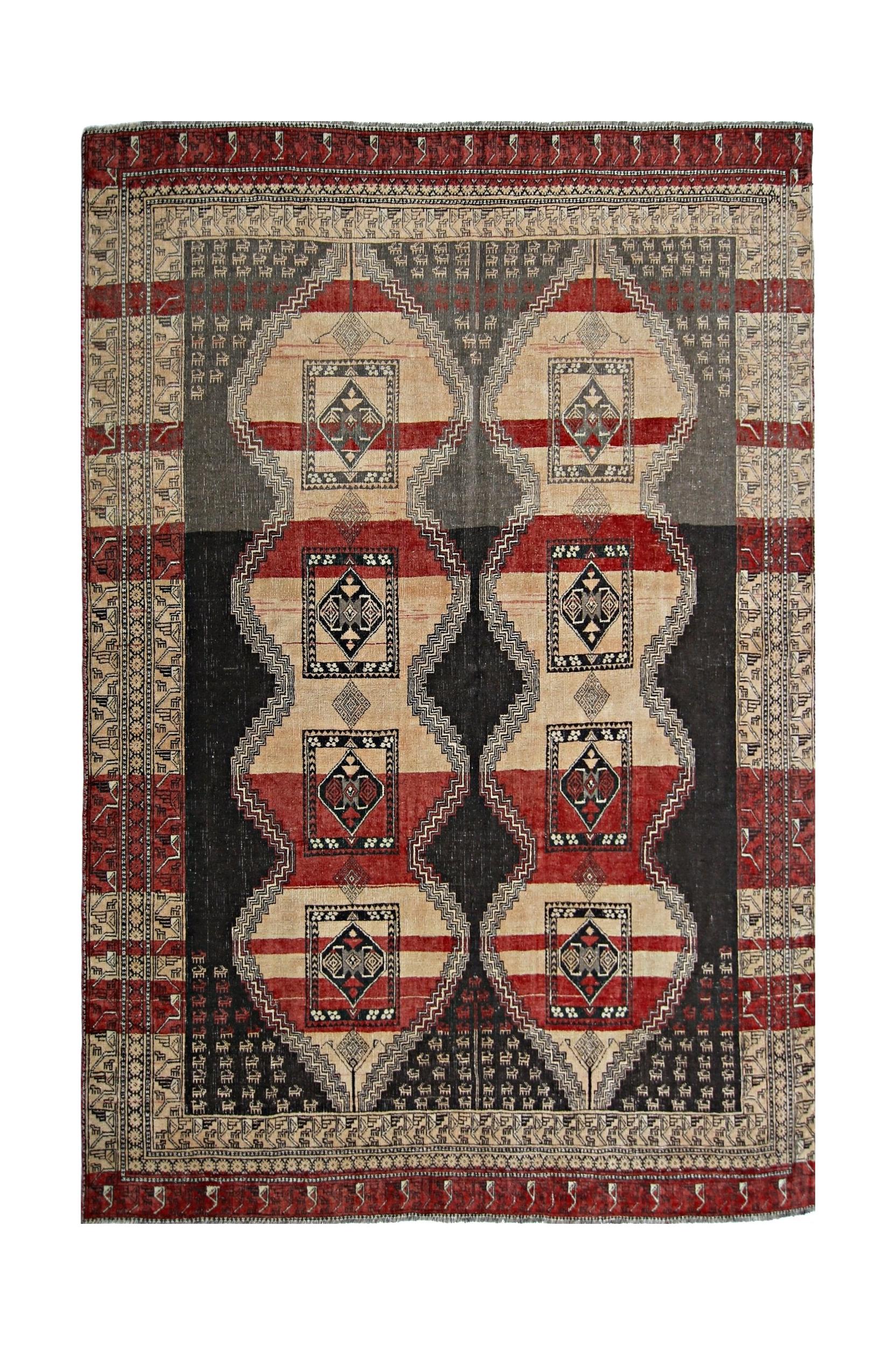 Vintage Persian Shiraz Rug