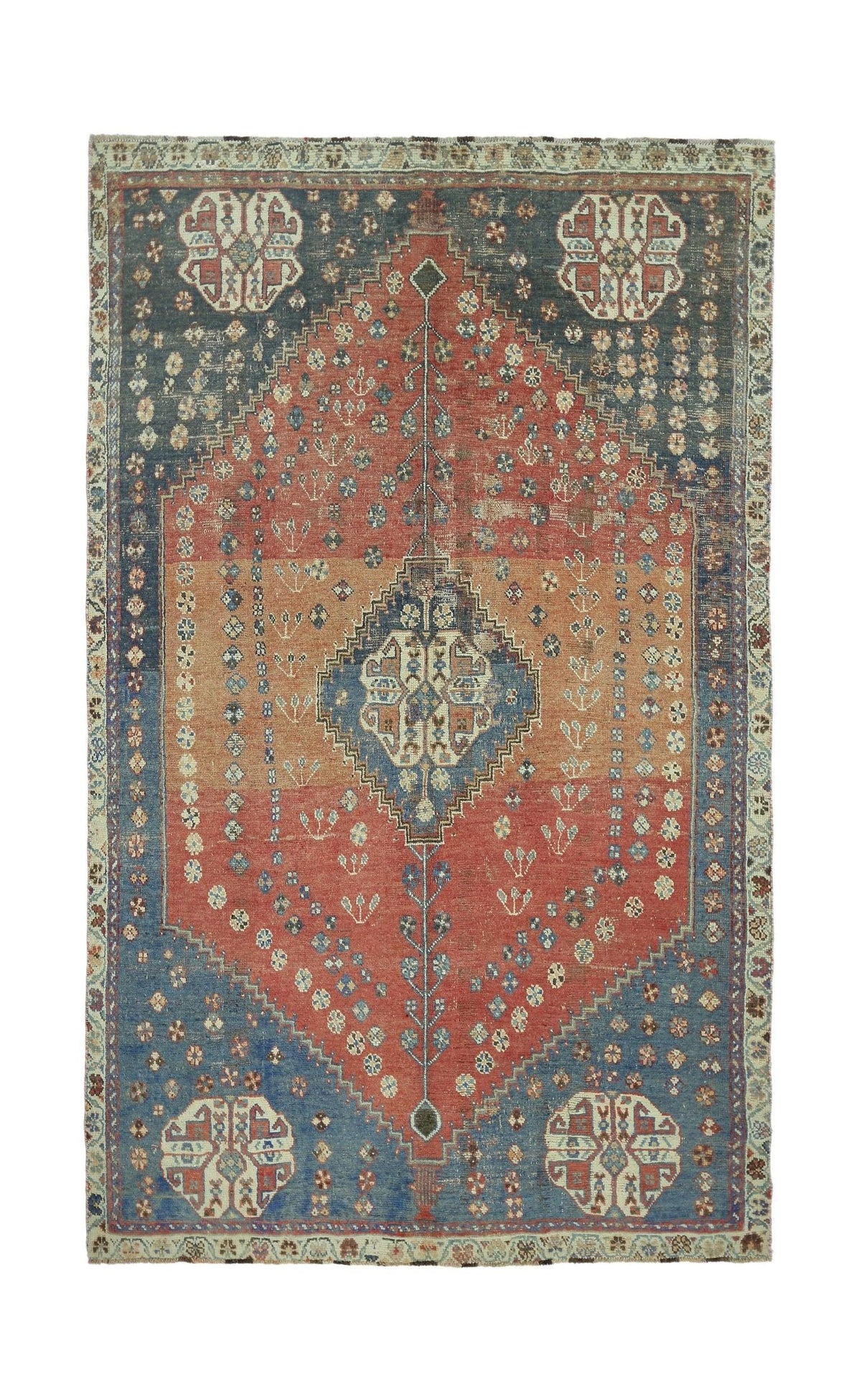 Vintage Persian Shiraz Rug
