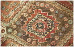 Handmade Vintage Persian Shiraz Rug | 254 x 173 cm | 8'4" x 5'8" - Najaf Rugs & Textile