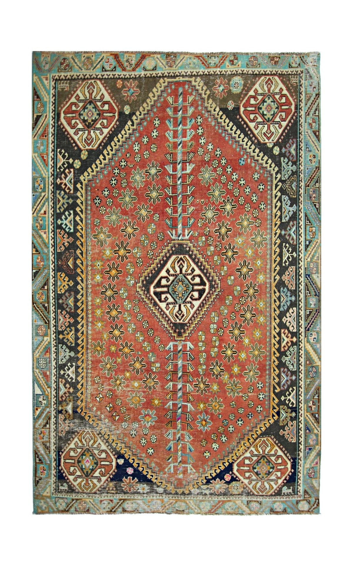 Vintage Persian Shiraz Rug