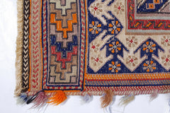 Handmade Vintage Persian Sumak Kilim | 264 x 153 cm | 8'8" x 5' - Najaf Rugs & Textile