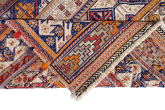 Handmade Vintage Persian Sumak Kilim | 264 x 153 cm | 8'8" x 5' - Najaf Rugs & Textile