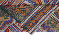 Handmade Vintage Persian Sumak Kilim | 285 x 203 cm | 9'4" x 6'8" - Najaf Rugs & Textile