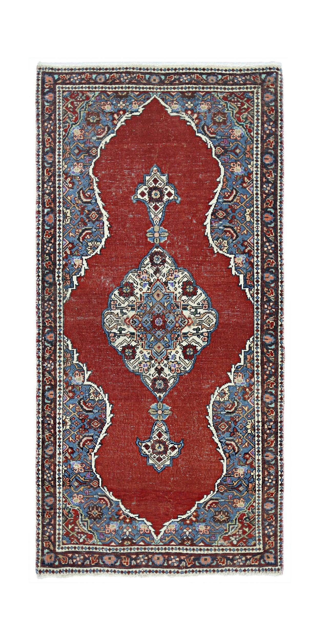 Vintage Persian Tabriz Rug