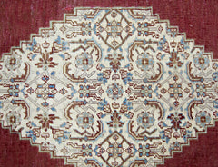 Handmade Vintage Persian Rug | 159 x 91 cm | 5'2" x 3' - Najaf Rugs & Textile