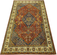 Handmade Vintage Persian Rug | 184 x 120 cm | 6' x 3'11" - Najaf Rugs & Textile