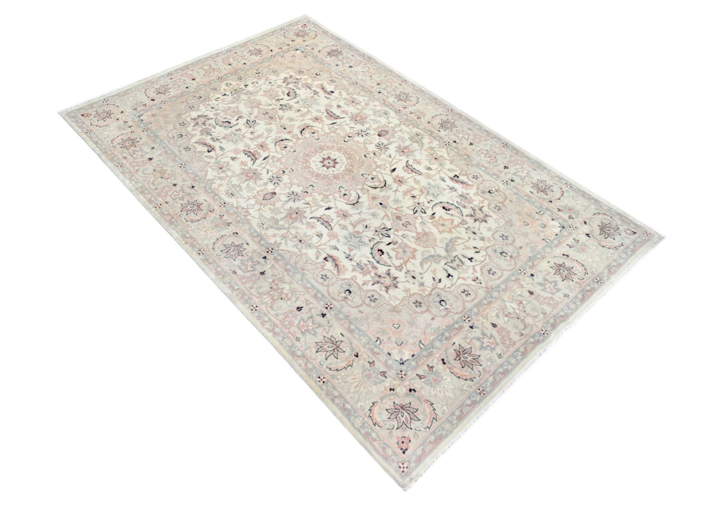 Handmade Traditional Pakistani Rug | 191 x 123 cm | 6'4" x 4' - Najaf Rugs & Textile